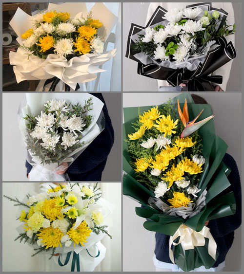 贵州六盘水水城县野钟乡归贵坪村白事花束代送